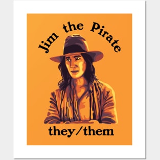 Jim The Pirate (They/Them) - Our Flag Means Death Posters and Art